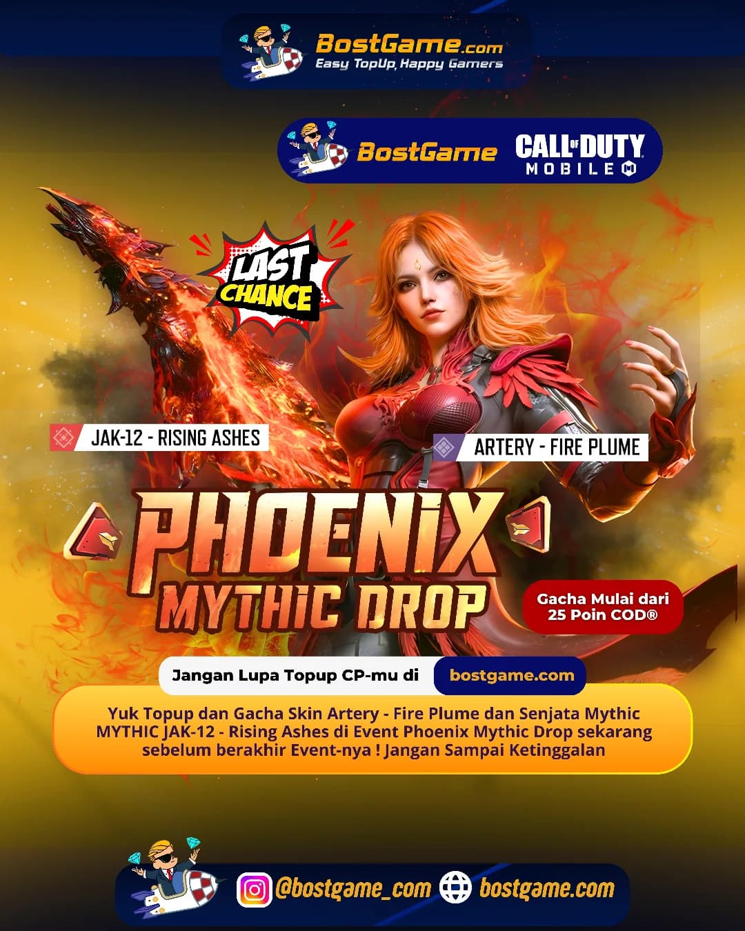 Call Of Duty Mobile : Last Chance! Phoenix Mythic Drop Udah Hampir Habis Kawan!