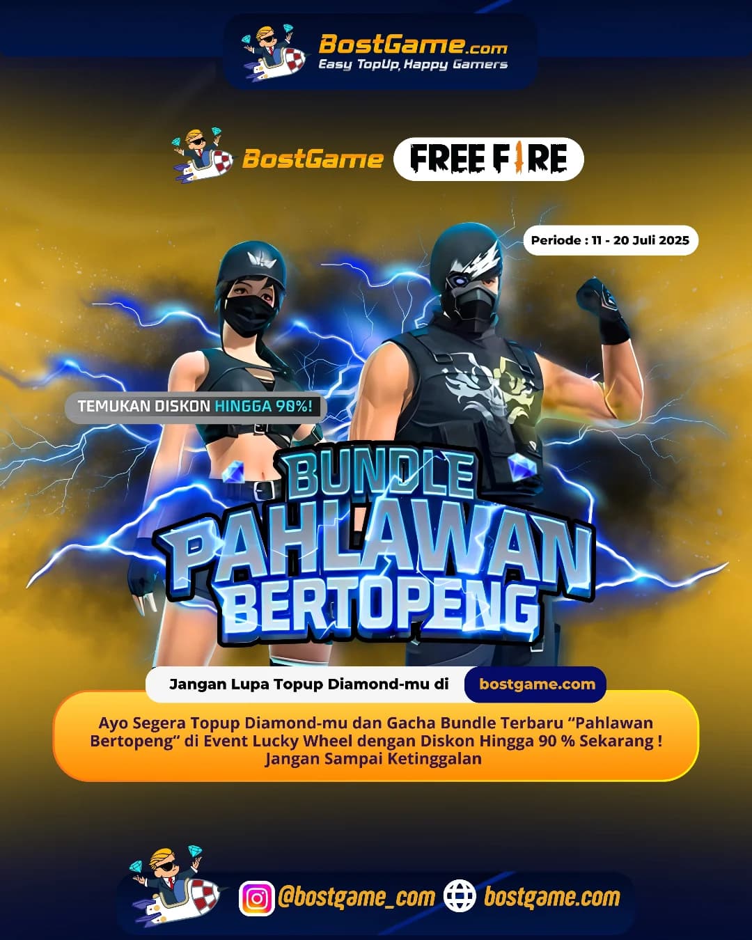 Free Fire : Lucky Wheel Is Back! Bundlenya Bikin Auto Ganteng!