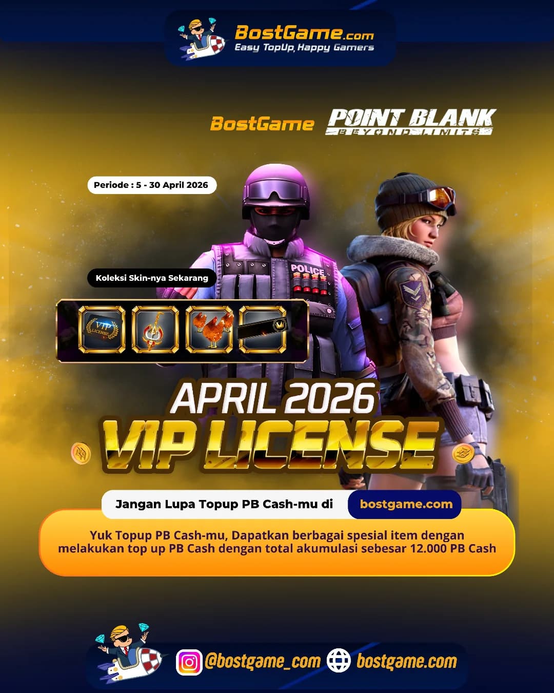 Point Blank : VIP LICENSE April 2026 SUDAH HADIR!