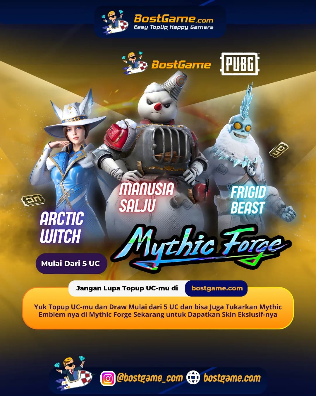 PUBG Mobile : Mythic Forge Terbaru Sudah Hadir Nih, SobatPUBG!