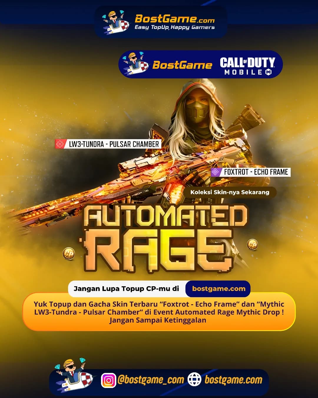 Call Of Duty Mobile : Event Automated Rage Mythic Drop Telah Hadir Guyss