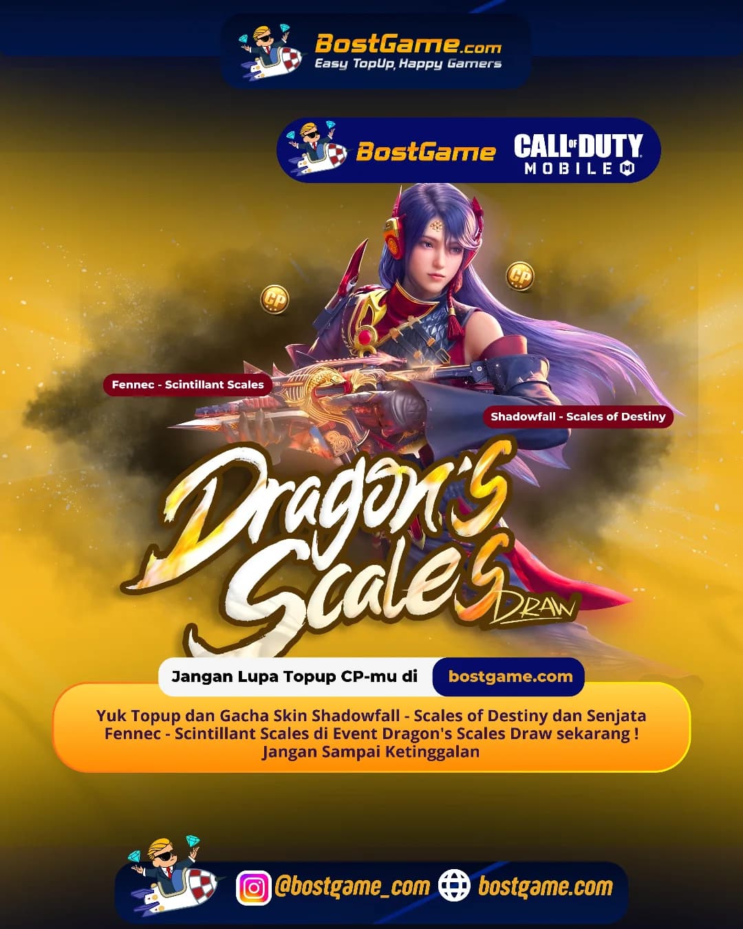 Call Of Duty Mobile: Event Dragon's Scales Draw Telah Hadir Guyss