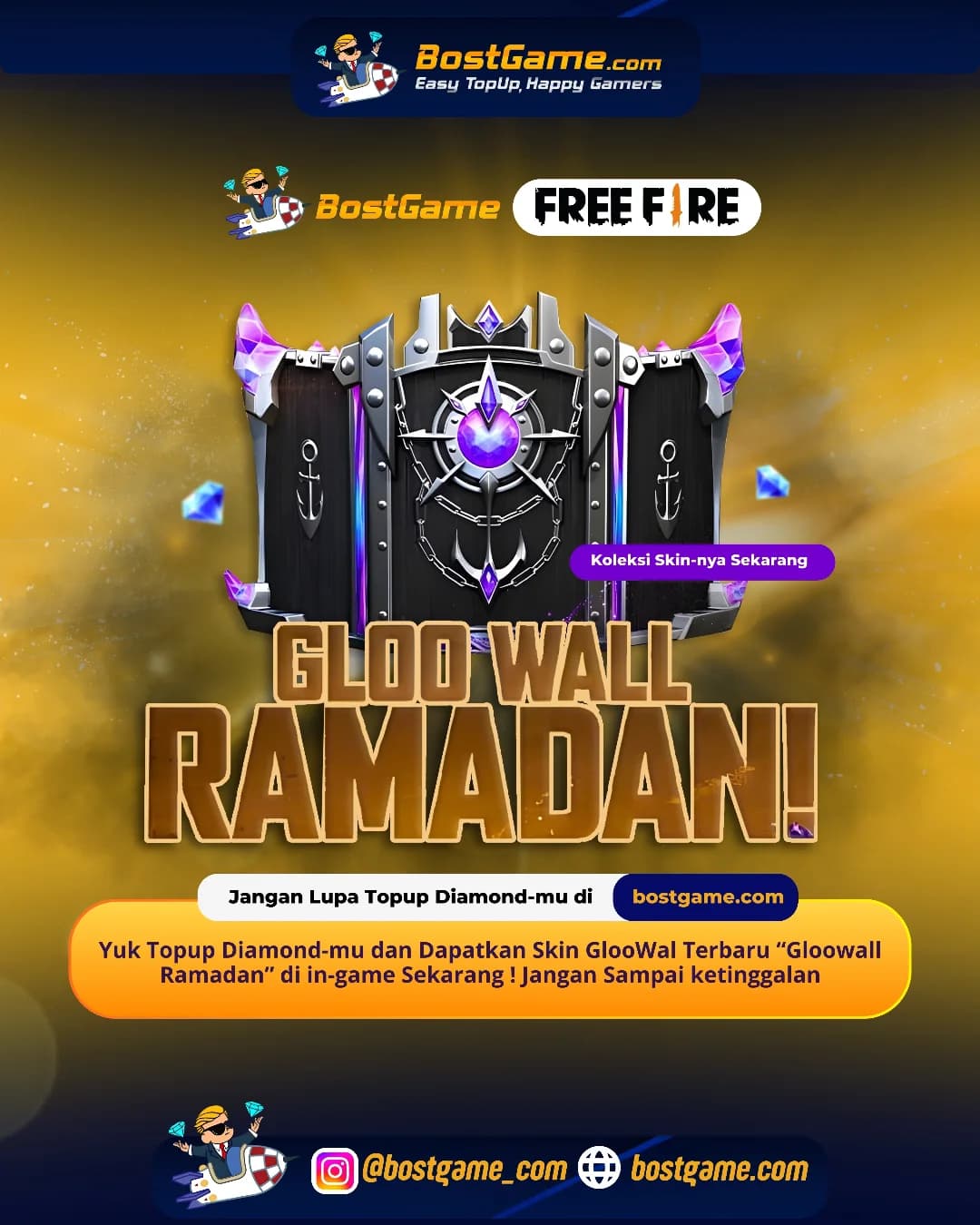 Free Fire : GlooWall Terbaru HADIR! “GlooWall Ramadan”!