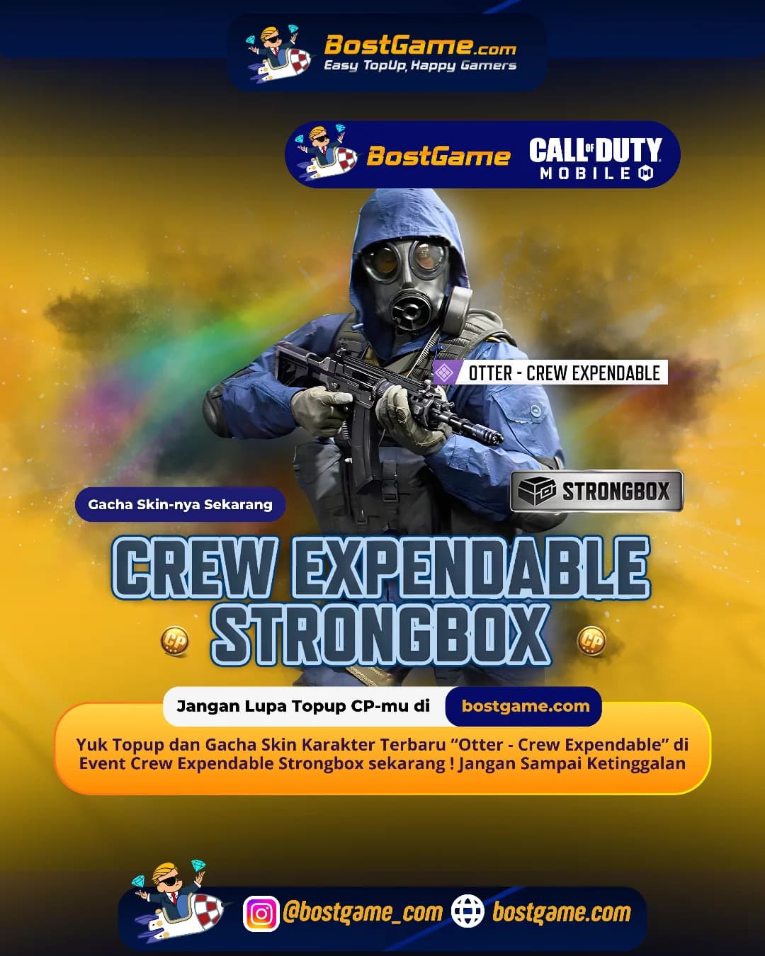Call Of Duty Mobile: Skin Karakter Terbaru “Otter - Crew Expendable” di Event Crew Expendable Strongbox!