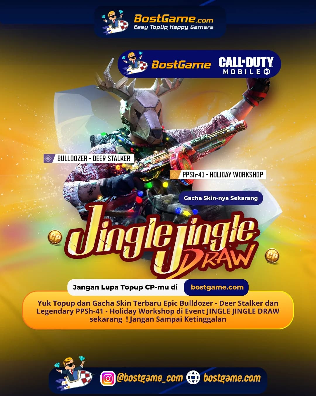 Call Of Duty Mobile : Event JINGLE JINGLE DRAW Telah Hadir Guyss!