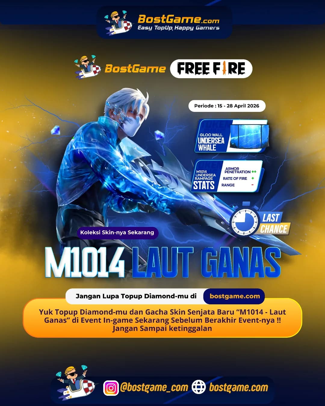 Free Fire : HARI TERAKHIR! BURUAN AMANKAN! 📢