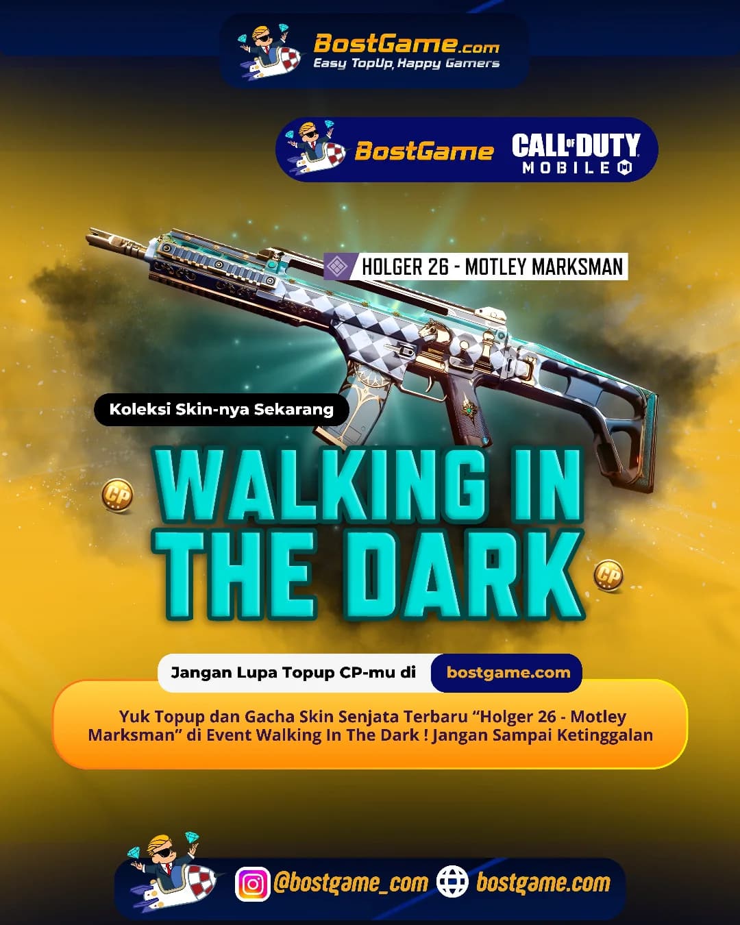 Call Of Duty Mobile : Event “Walking In The Dark” udah resmi hadir!