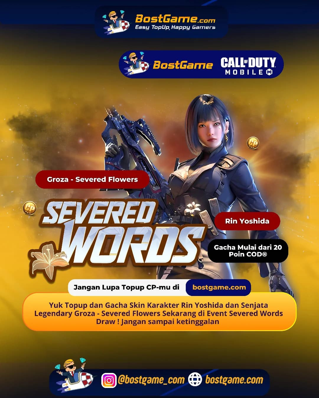 Call Of Duty Mobile : Event Severed Words Draw!!
