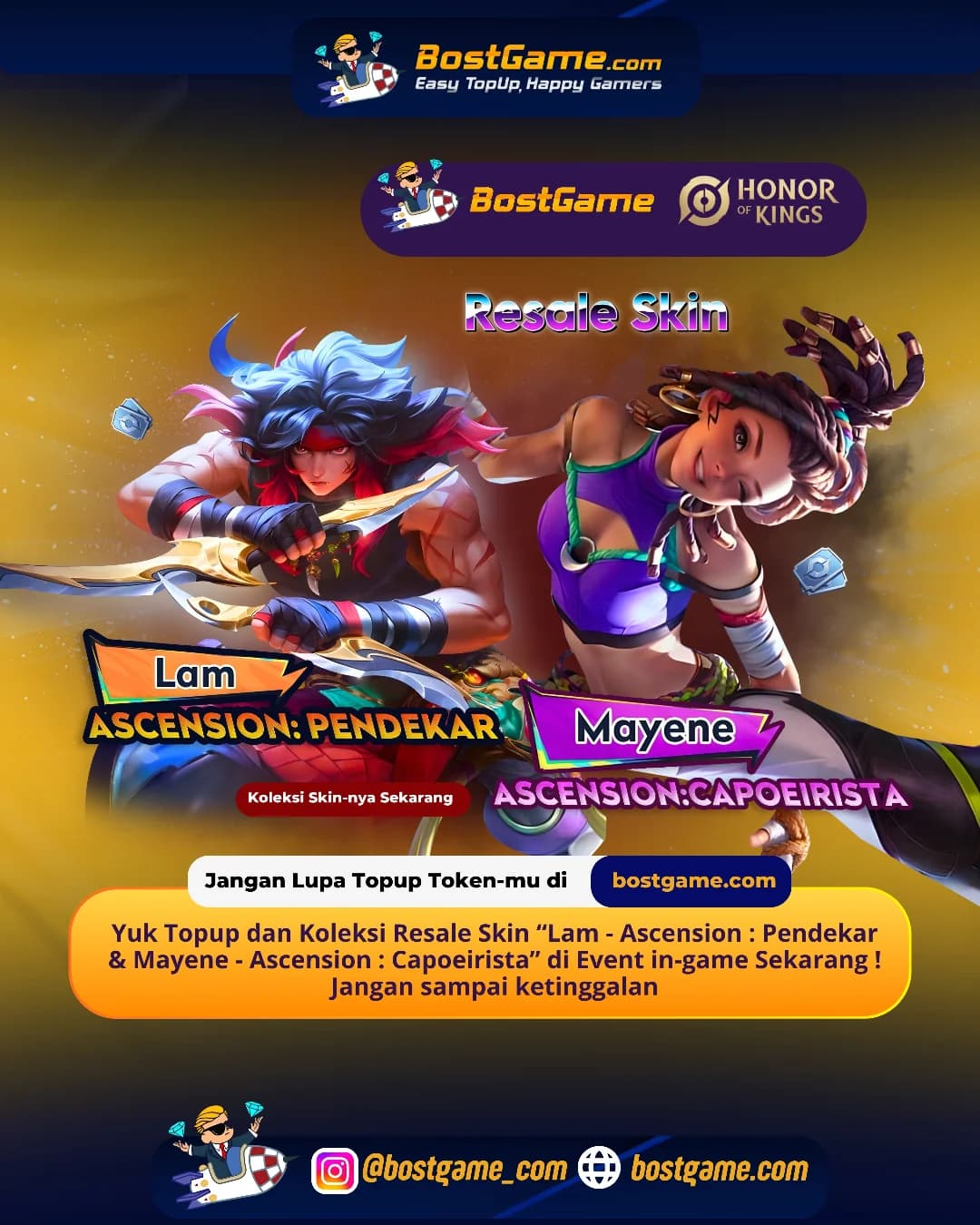 Honor Of Kings : RESALE SKIN EPIC TELAH HADIR!