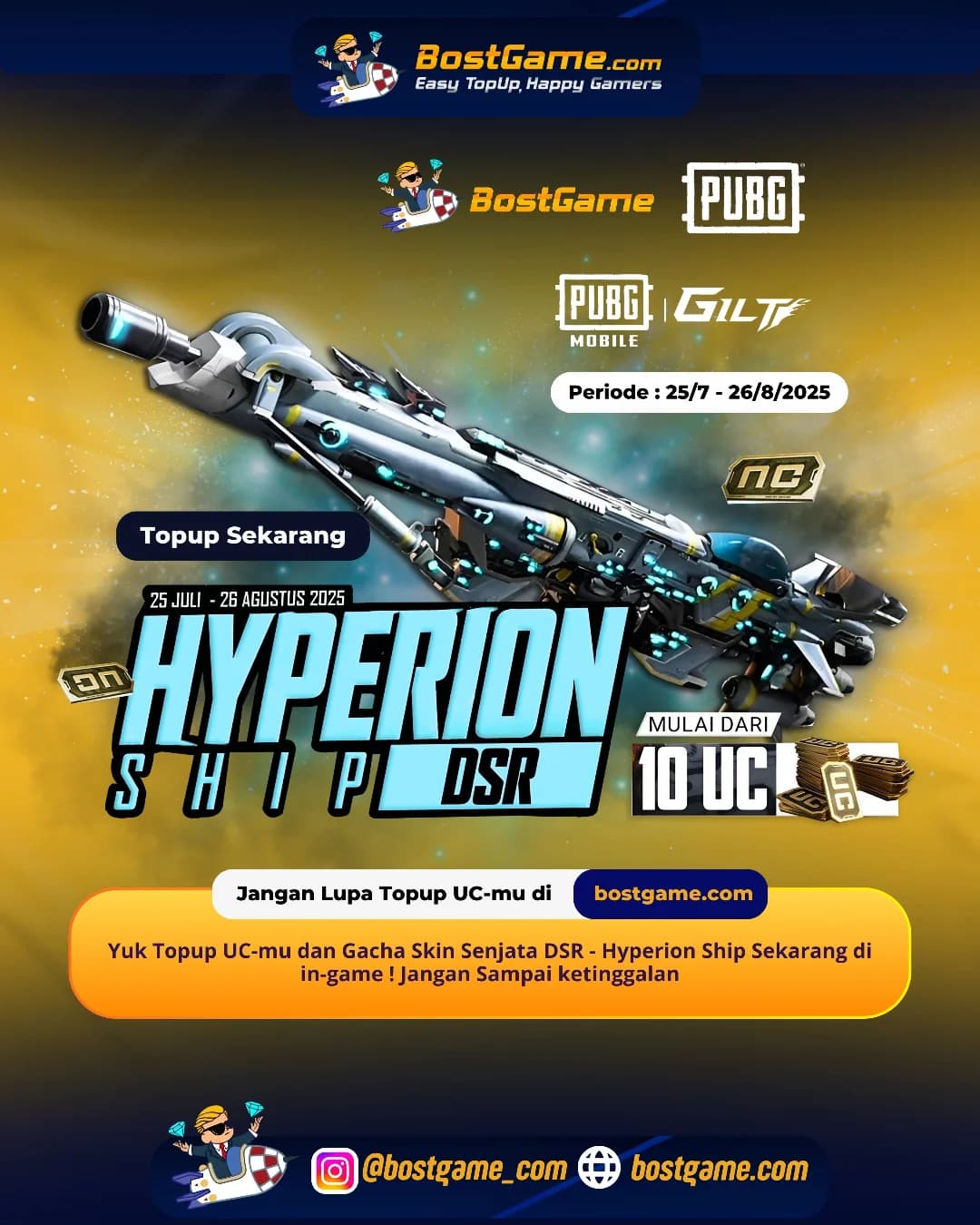 Pubg : Senjata keren DSR - Hyperion Ship udah mendarat di in-game!