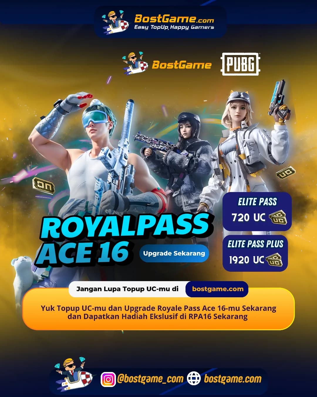 PUBG Mobile : Royale Pass Ace 16 Resmi Mendarat di PUBG MOBILE!
