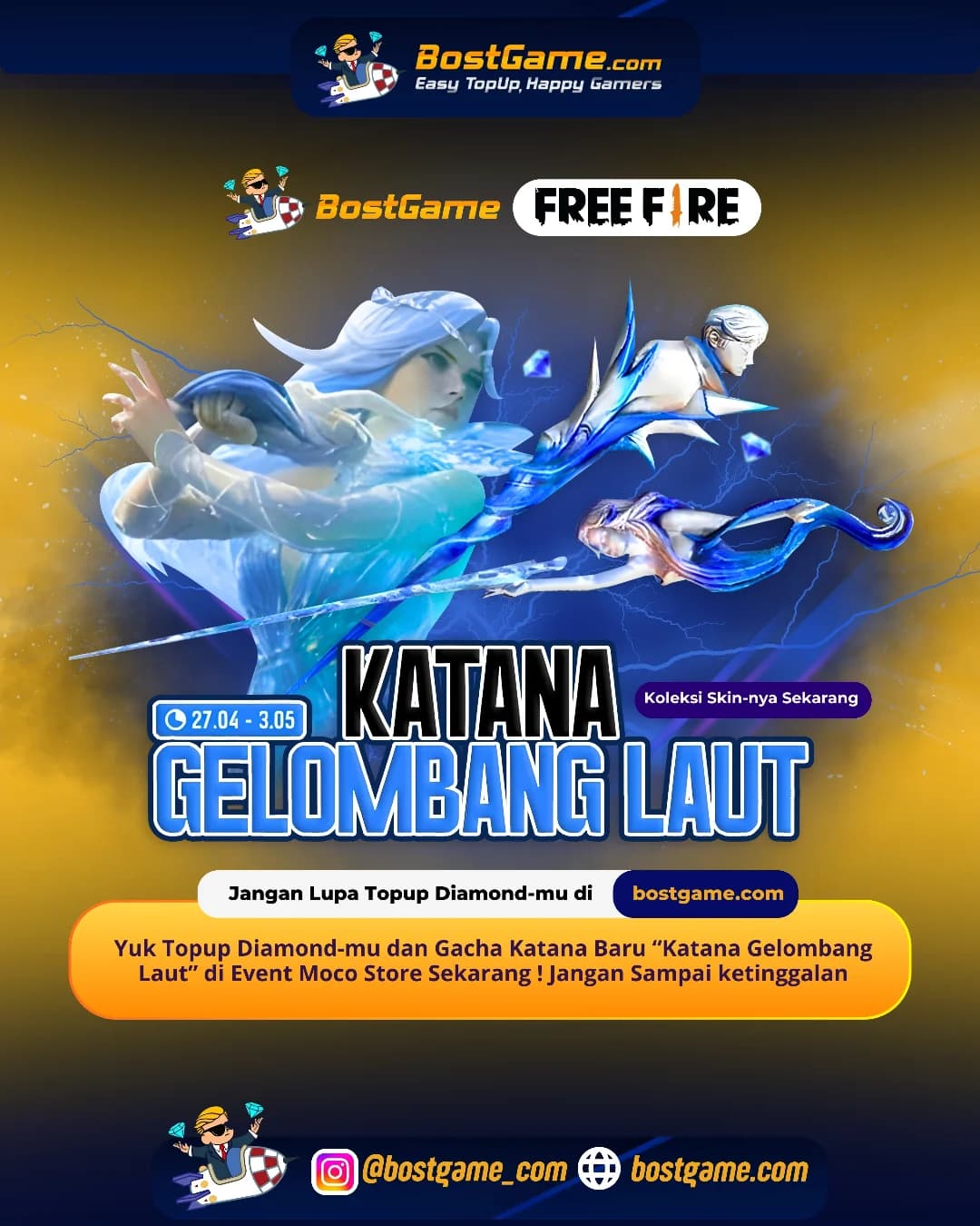Free Fire : KATANA BARU RESMI HADIR! 27 April β 3 Mei 2026 π₯