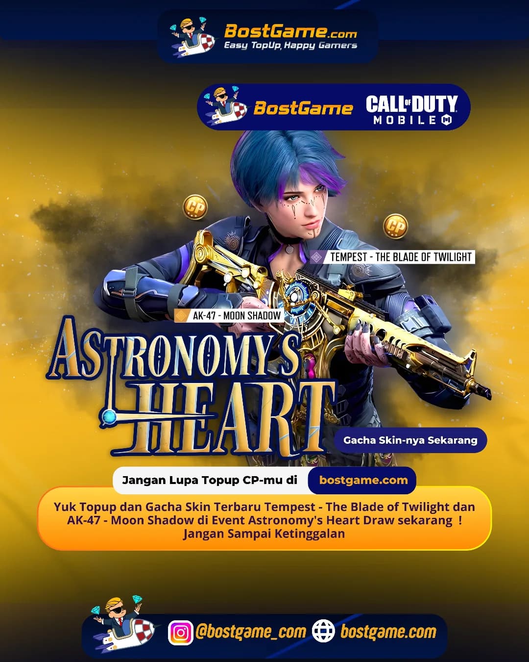 Call Of Duty Mobile : Event Astronomy's Heart Draw Telah Hadir Guyss!!