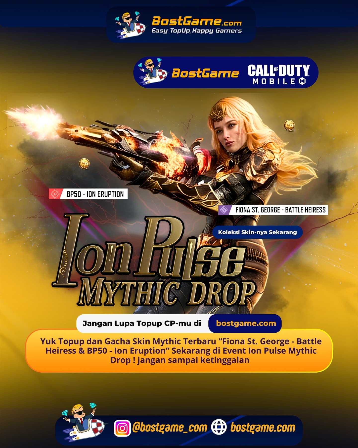 Call Of Duty Mobile : Event Ion Pulse Mythic Drop Telah Hadir Guyss ⚛️