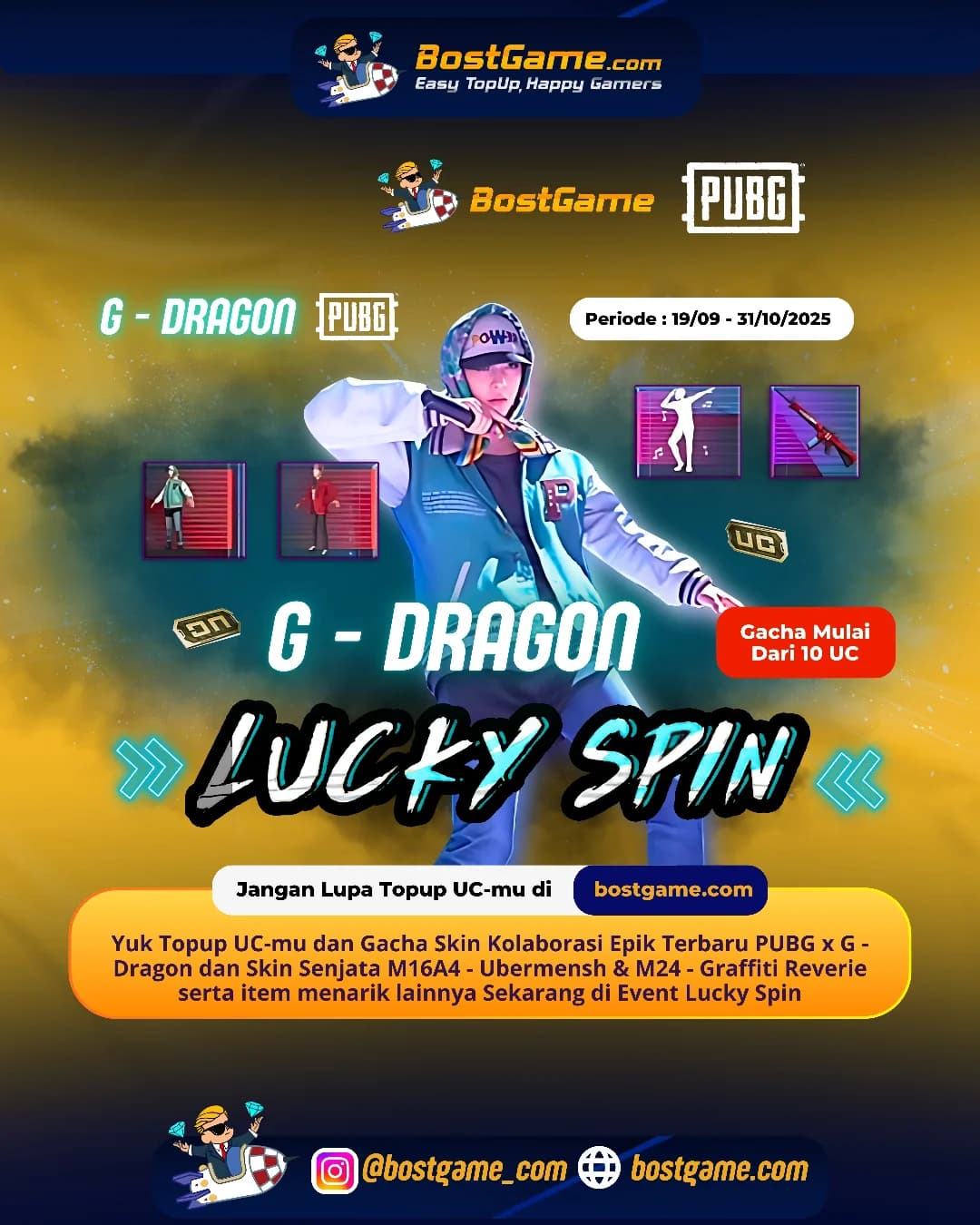 PUBG : PUBG x G-DRAGON Collab Resmi Hadir!