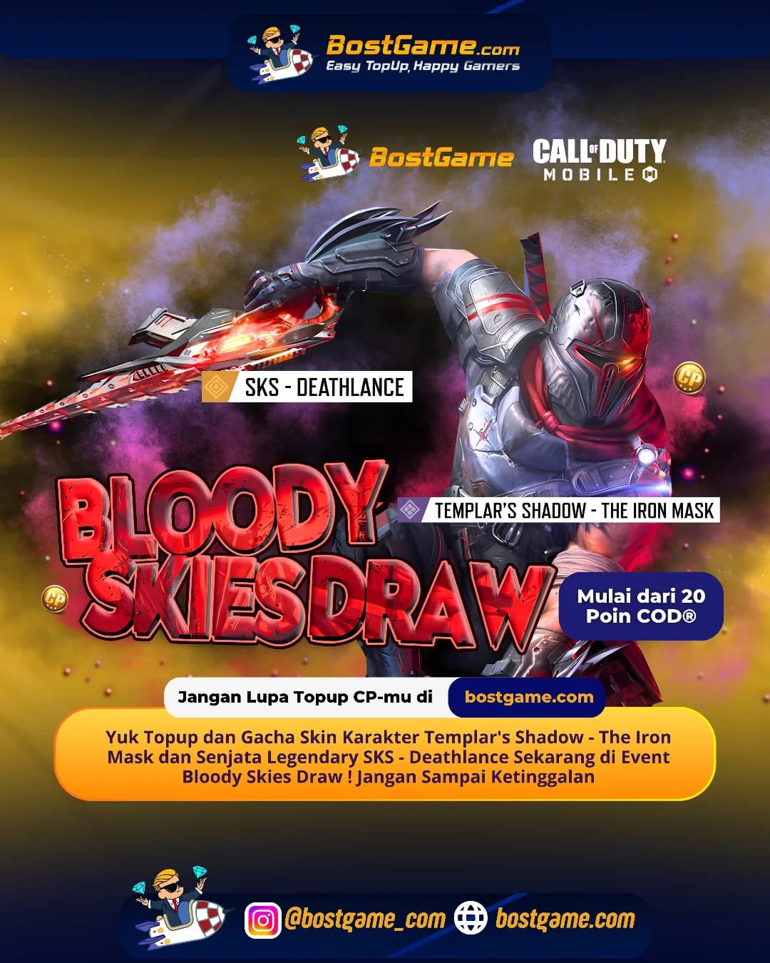 Call Of Duty Mobile: Event Bloody Skies Draw is BACK!
