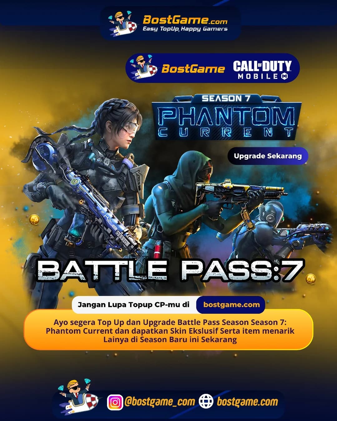 Call Of Duty Mobile : Battle Pass Season 7: Phantom Current udah mendarat dengan ganas!