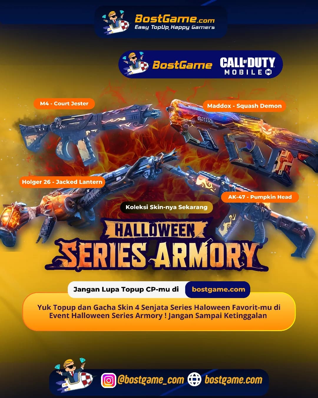 Call Of Duty Mobile : Event Halloween Series Armory udah datang lagi!
