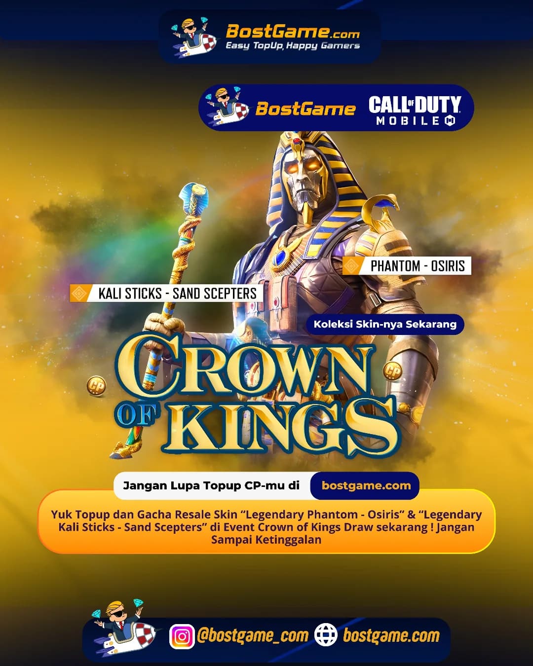 Call Of Duty Mobile: Crown of Kings Draw Event Hadir Guyss!